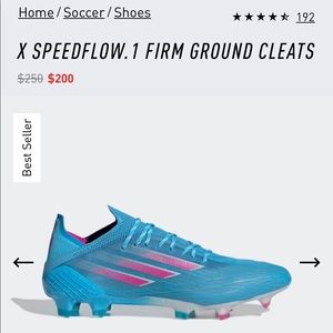 Adidas X SPEEDFLOW.1 Firm Ground Cleats - NEW - NEVER WORN - Men size 7.5